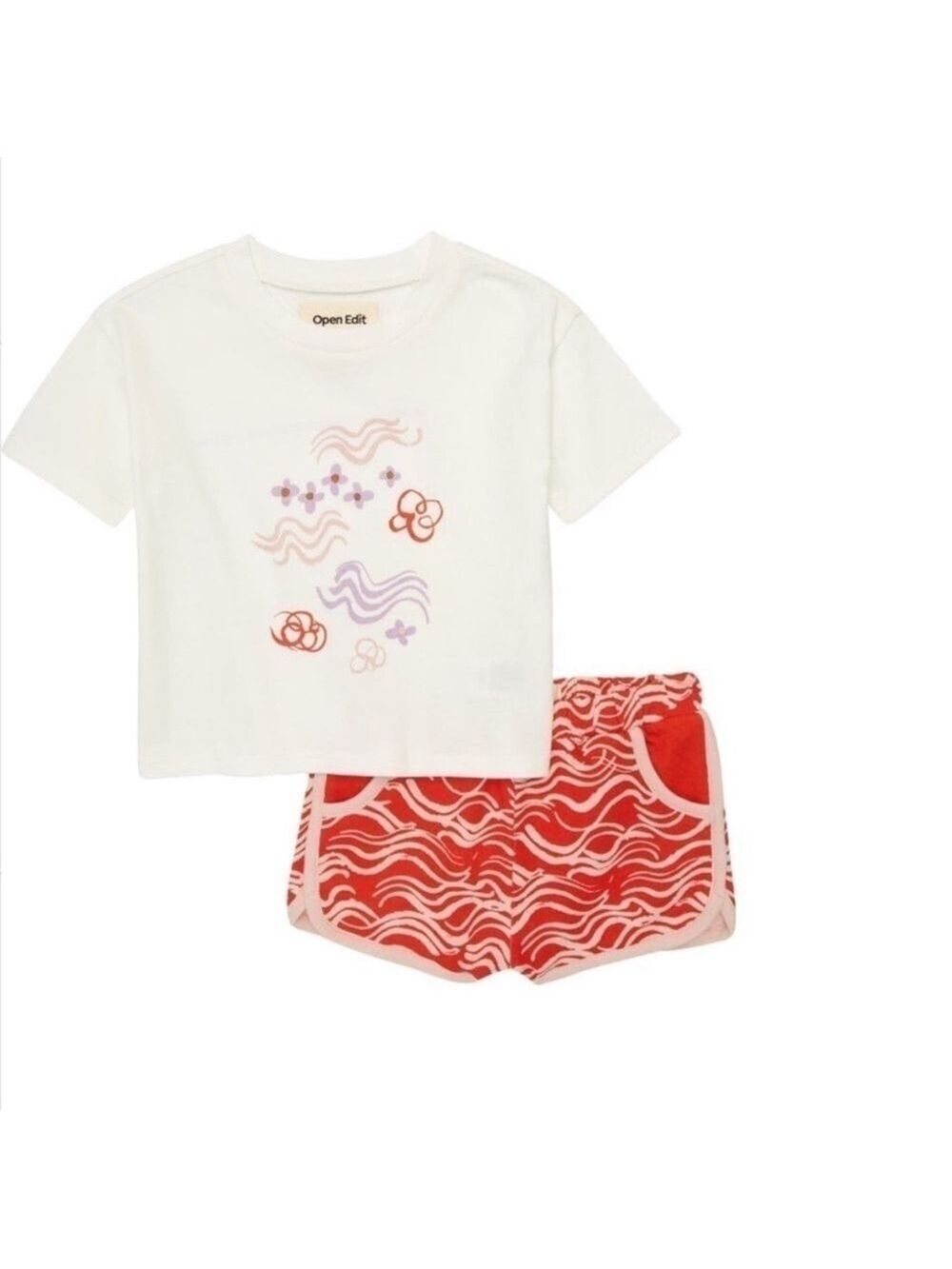 Graphic Tee & Shorts Set